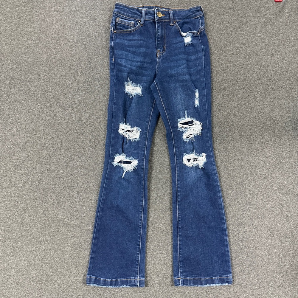 Modern Cloud Jeans Baby Boot Jeans Juniors 3 Blue Good Distressed Ripped Denim